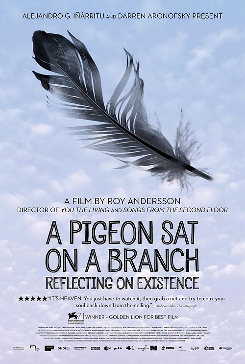 비둘기, 가지에 앉아 존재를 성찰하다(A Pigeon Sat on a Branch Reflecting on Existence, 2014)